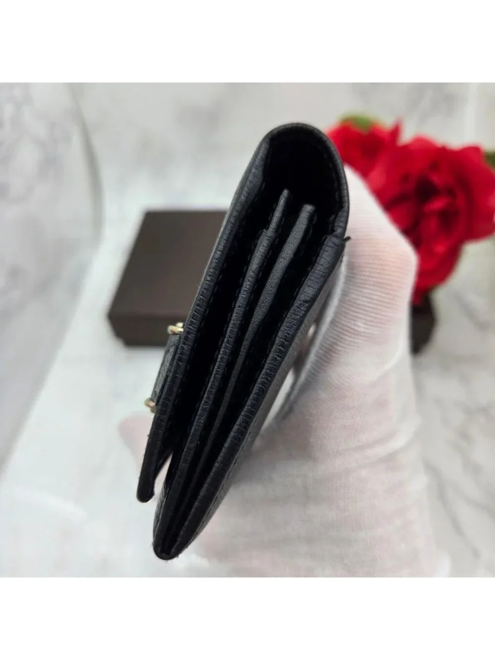 Gucci Long Wallet Wallet Horsebit Hardware Black - Picture 8 of 15